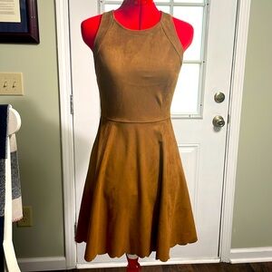 Express Faux Leather Short Dress Small